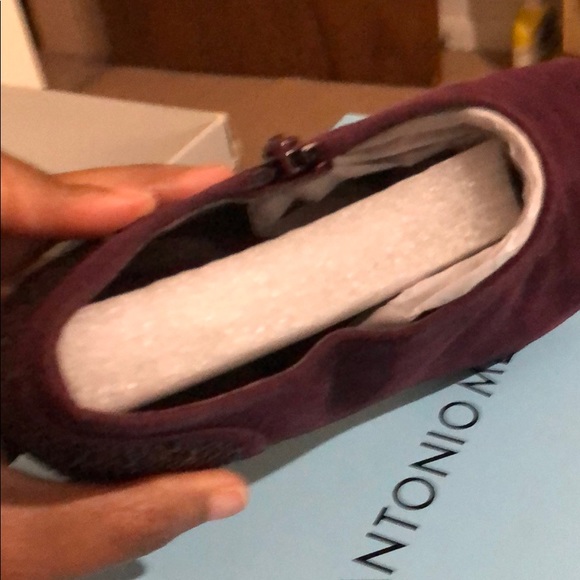 Purple Ankle Heel Boots - Picture 2 of 6